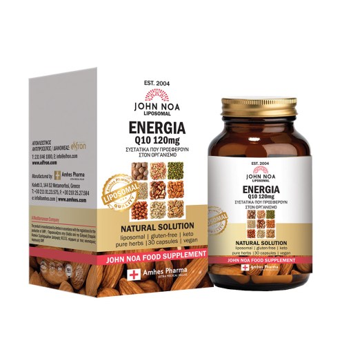 John-Noa-Energia-Q10-120-mg-Λιποσωμιακό-30-caps
